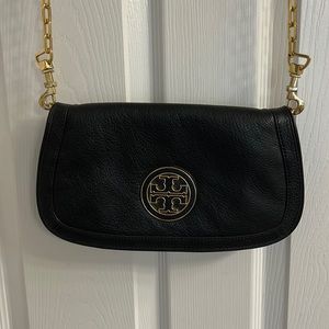 Tory Burch Amanda logo clutch/crossbody